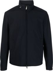 Emporio Armani Blouson met capuchon en rits Blauw - Thumbnail 1