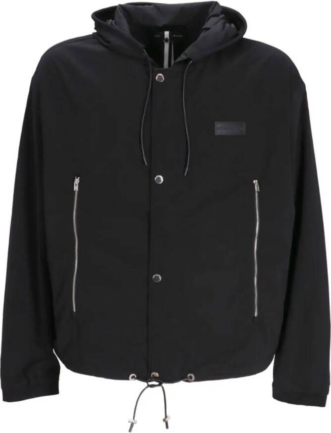 Emporio Armani Jack met logopatch Zwart