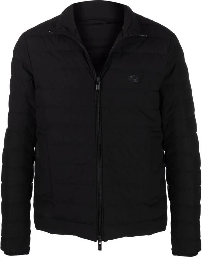 Emporio Armani Jack met logopatch Zwart