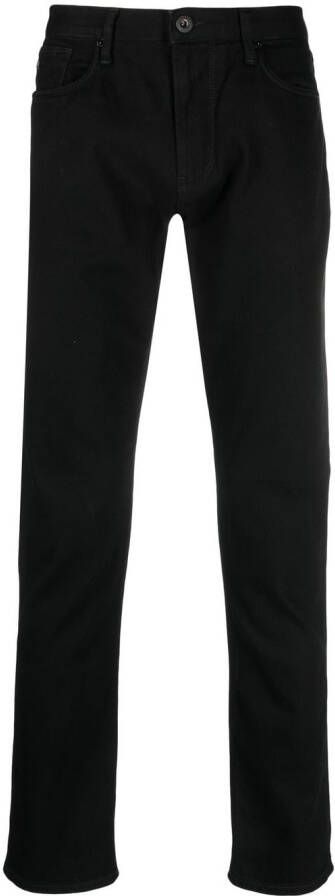 Emporio Armani Jeans met logoplakkaat Zwart