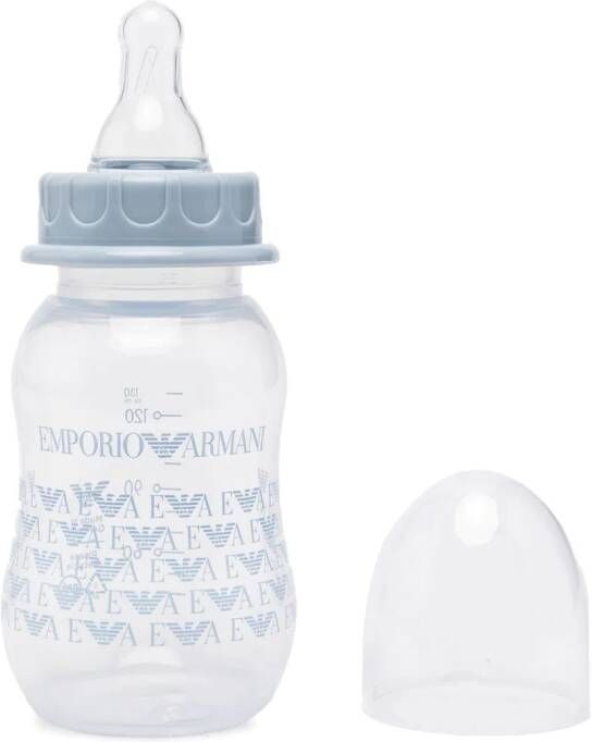 Emporio Ar i Kids Babyfles met logoprint Blauw
