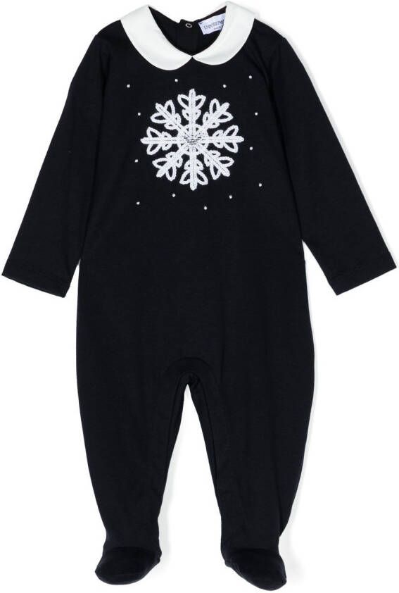 Emporio Ar i Kids Pyjama met borduurwerk Zwart