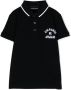Emporio Ar i Kids Poloshirt met geborduurd logo Zwart - Thumbnail 1