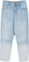 Emporio Ar i Kids Jeans met vervaagd effect Blauw - Thumbnail 1