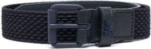 Emporio Ar i Kids Geweven riem Blauw