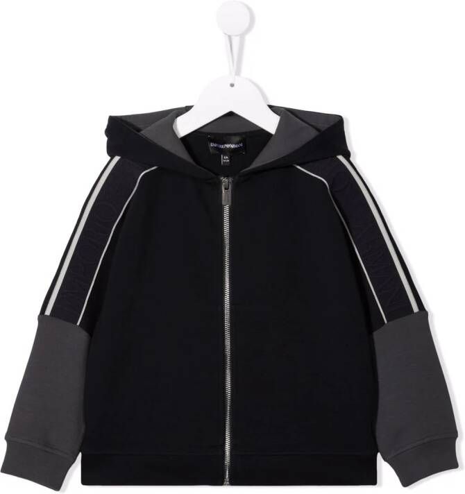Emporio Ar i Kids Jack met capuchon Blauw