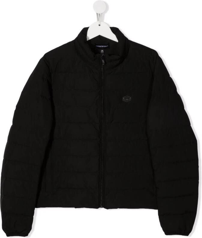 Emporio Ar i Kids Jack met logopatch Zwart