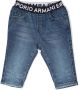 Emporio Ar i Kids Jeans met logoband Blauw - Thumbnail 1