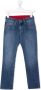 Emporio Ar i Kids Jeans met logoband Blauw - Thumbnail 1