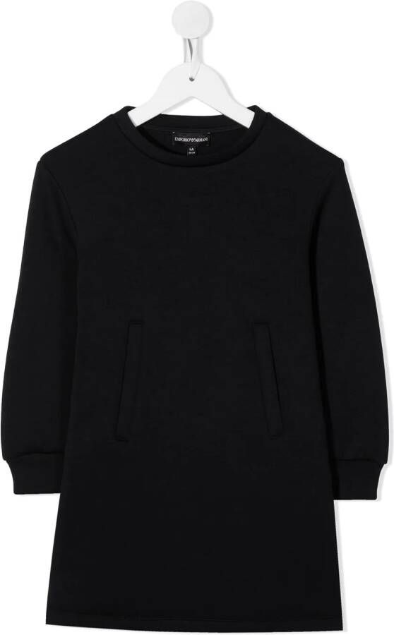 Emporio Ar i Kids Jurk met zak Blauw