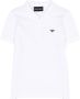 Emporio Ar i Kids Poloshirt met logo-reliëf Wit - Thumbnail 1
