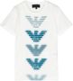 Emporio Ar i Kids T-shirt met logoprint Wit - Thumbnail 1
