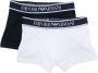 Emporio Ar i Kids Twee boxershorts met logoband Blauw - Thumbnail 1