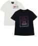 Emporio Ar i Kids Twee T-shirts met logoprint Wit - Thumbnail 1
