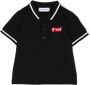 Emporio Ar i Kids Poloshirt met logopatch Zwart - Thumbnail 1