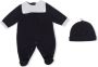 Emporio Ar i Kids Pyjama met monogram Blauw - Thumbnail 1