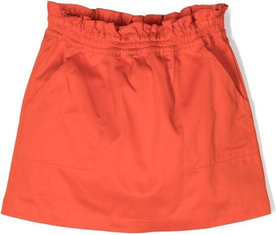 Emporio Armani Kids Rok met elastische taille Oranje