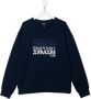Emporio Ar i Kids Sweater met logoprint Blauw - Thumbnail 1
