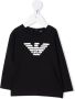 Emporio Ar i Kids T-shirt met logoprint Blauw - Thumbnail 1