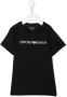 Emporio Ar i Kids T-shirt met logoprint Blauw - Thumbnail 1