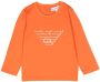 Emporio Ar i Kids T-shirt met logoprint Oranje - Thumbnail 1
