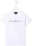 Emporio Ar i Kids T-shirt met logoprint Wit - Thumbnail 1