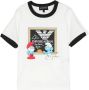 Emporio Ar i Kids x Smurfs T-shirt met logoprint Wit - Thumbnail 1