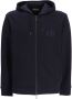 Emporio Armani Hoodie met geborduurd logo Blauw - Thumbnail 1