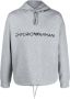 Emporio Armani Hoodie met geborduurd logo Grijs - Thumbnail 1
