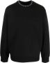 Emporio Armani Intarsia sweater Zwart - Thumbnail 1