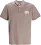 Emporio Armani Poloshirt met knoopsluiting Beige - Thumbnail 1