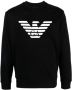 Emporio Armani Sweater met logoprint Zwart - Thumbnail 1