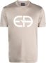 Emporio Armani T-shirt met logoprint Grijs - Thumbnail 1