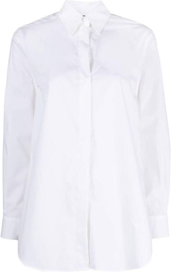 Emporio Armani Popeline blouse Wit