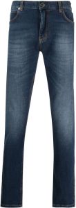 Emporio Armani mid-rise straight-leg jeans Blauw