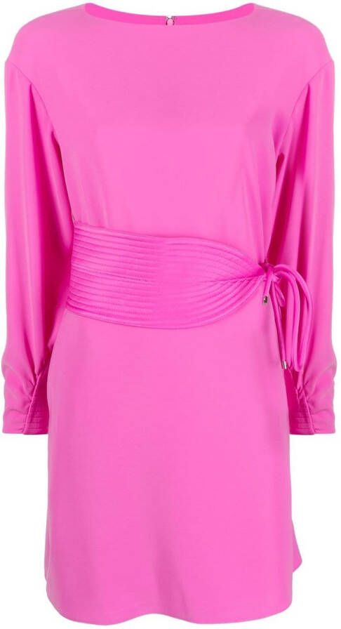 Emporio Armani Mini-jurk met ceintuur Roze