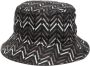 Emporio Armani Vissershoed met monogramprint Zwart - Thumbnail 1