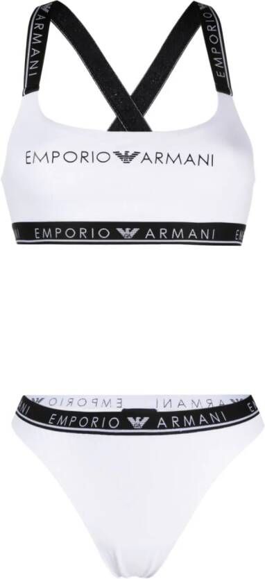 Emporio Armani Ondergoed set met logoband Wit