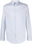Emporio Armani Overhemd met geborduurd logo Blauw - Thumbnail 1