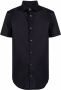 Emporio Armani Overhemd met geborduurd logo Blauw - Thumbnail 1