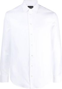 Emporio Armani Overhemd met klassieke kraag Wit