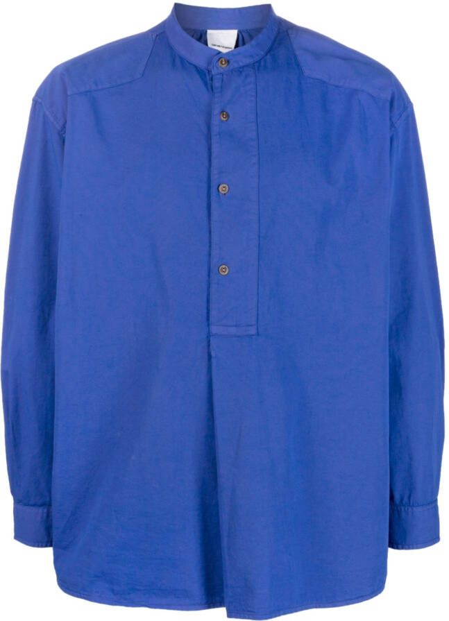 Emporio Armani Overhemd met print Blauw