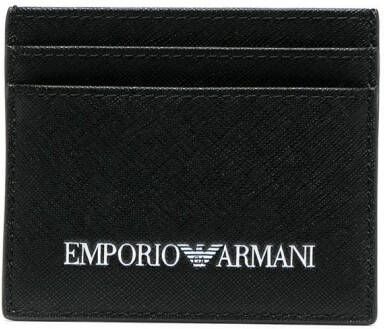 Emporio Armani Pasjeshouder met logoprint Zwart