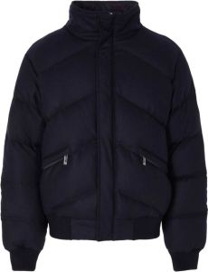 Emporio Armani quilted padded jacket Zwart