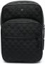 Emporio Armani Rugzak met monogram jacquard Zwart - Thumbnail 1
