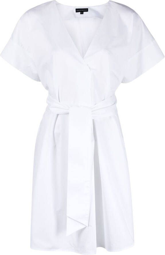 Emporio Armani Ruimvallende jurk Wit