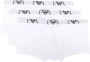 Emporio Armani Set van drie boxershorts met logo Wit - Thumbnail 1