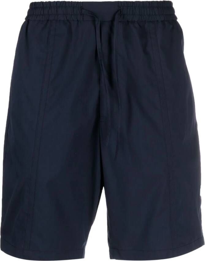Emporio Armani Shorts met elastische trekkoord Blauw