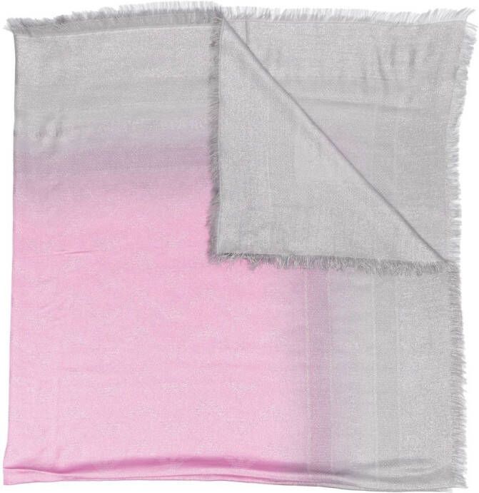 Emporio Armani Sjaal met kleurverloop Roze