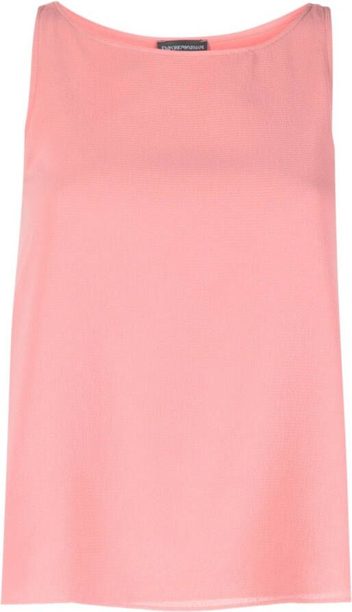 Emporio Armani Mouwloze top Roze